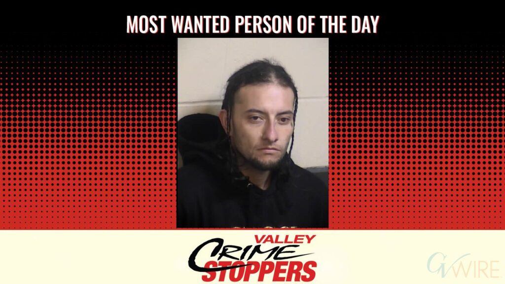 Jonathon Velasco is Valley Crime Stoppers' Most Wanted Person of the Day for April 23, 2025. (Valley Crimes Stoppers)