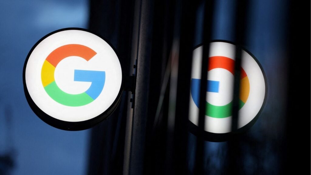 The logo for Google LLC is seen at the Google Store Chelsea in Manhattan, New York City, U.S., November 17, 2021. (REUTERS File)